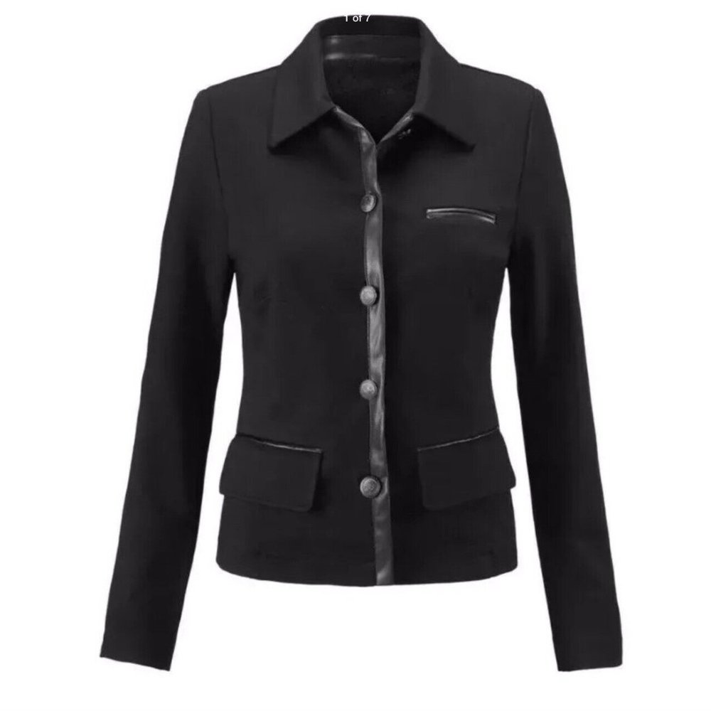 CAbi Tudor Jacket 3379 - The Little Black Jacket - S